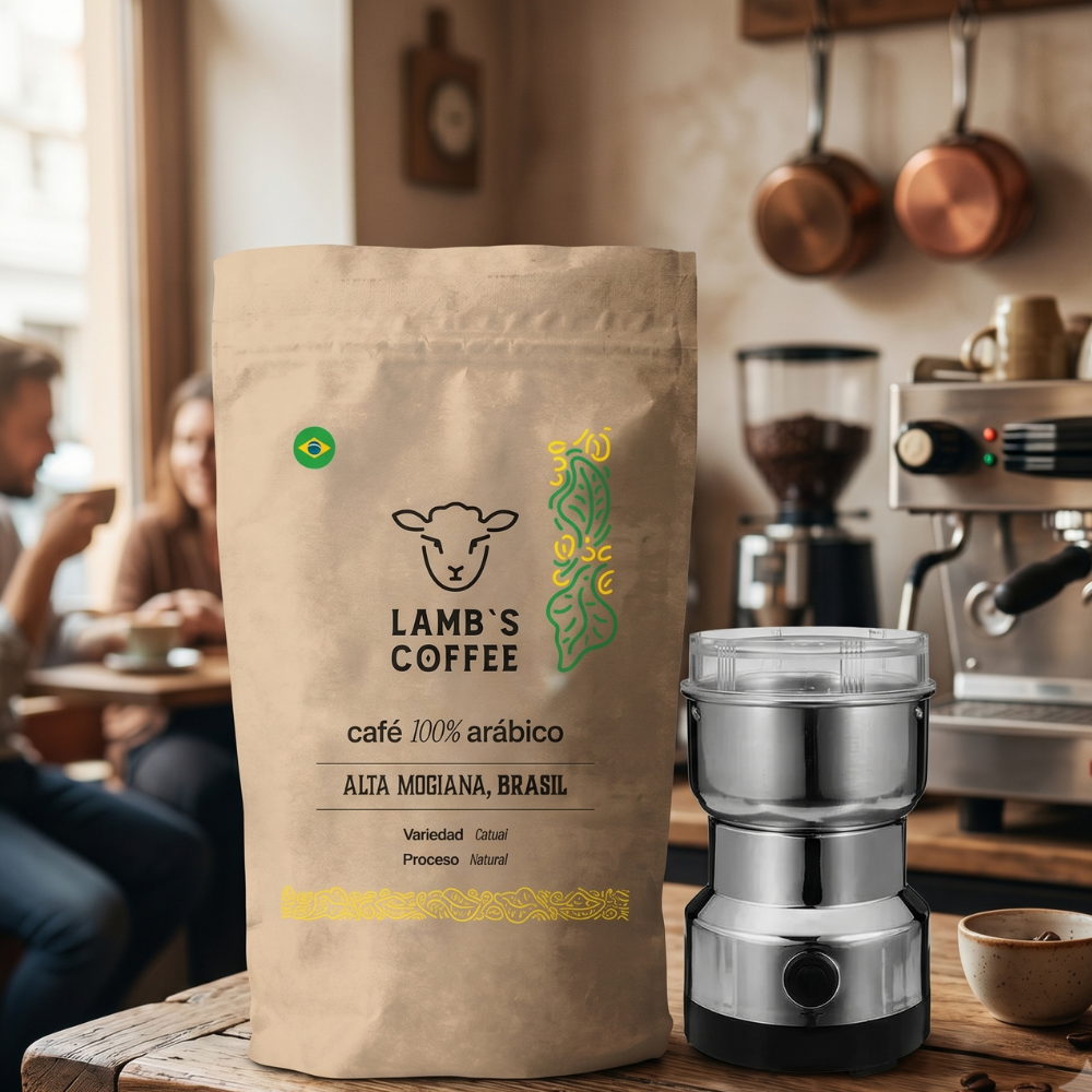 Pack Molinillo + Café de Especialidad Brasil