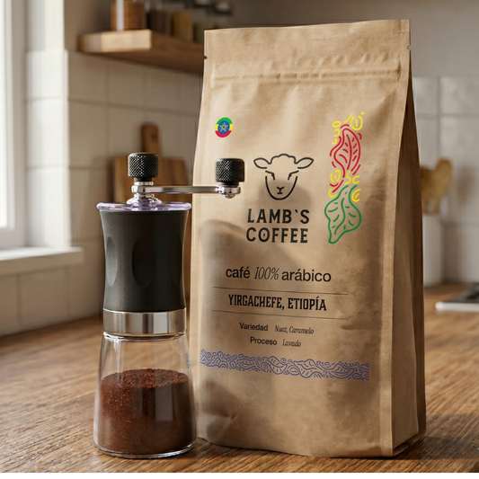 Pack Molinillo manual + Café de Especialidad Etiopia