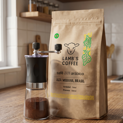 Pack Molinillo Manual+ Café de Especialidad Brasil