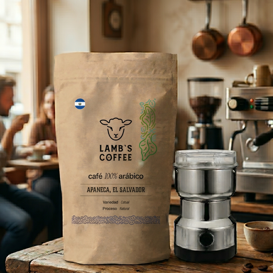 Pack Molinillo + Café de Especialidad El Salvador