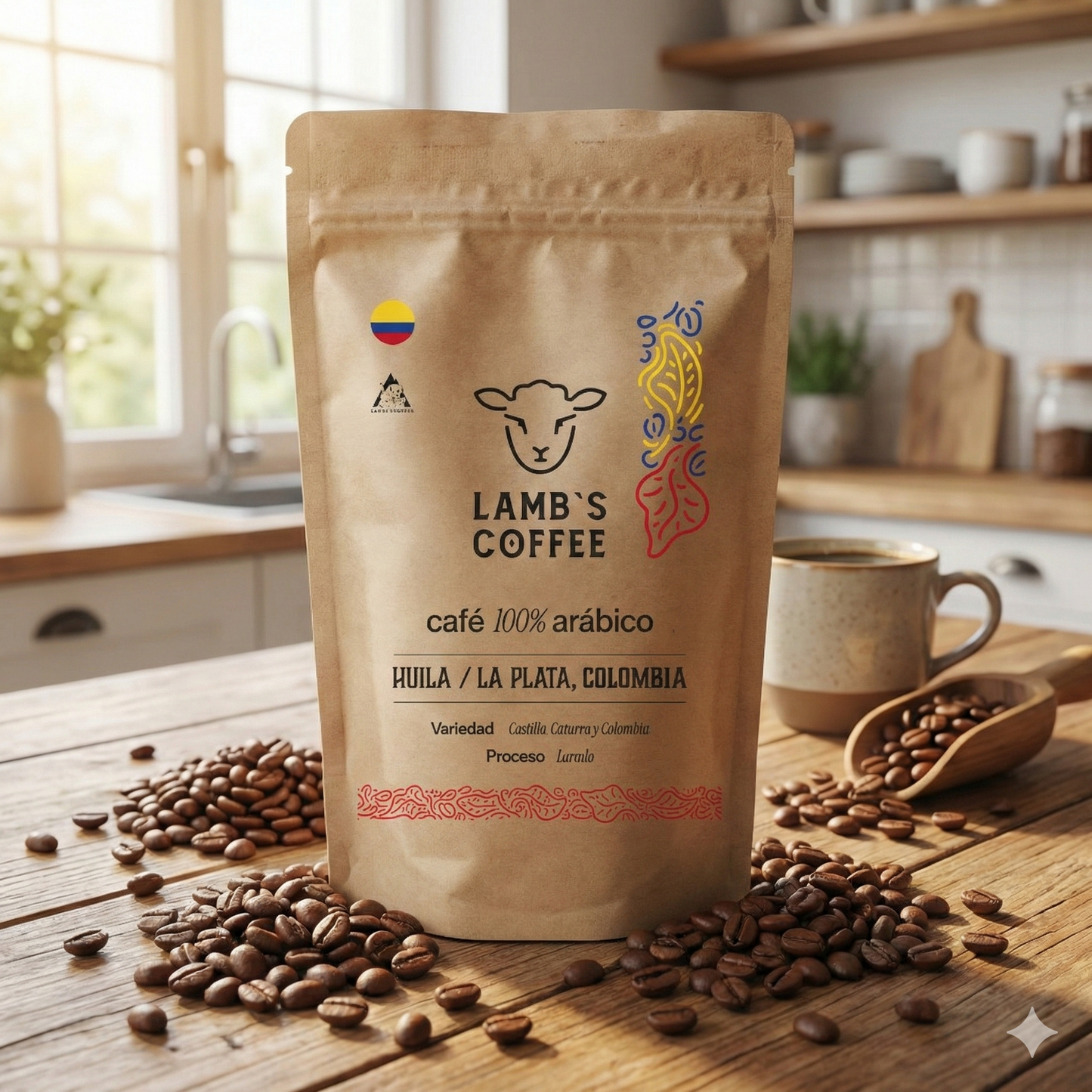 Pack Molinillo + Café de Especialidad Colombia.