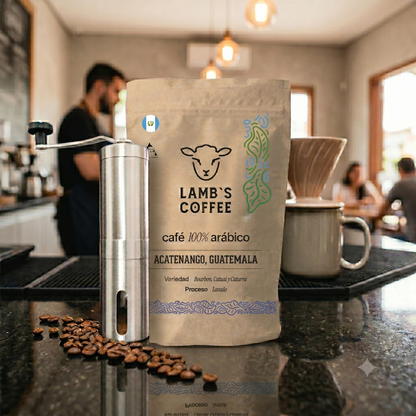 Pack Molinillo manual Acero+ Café de Especialidad Guatemala